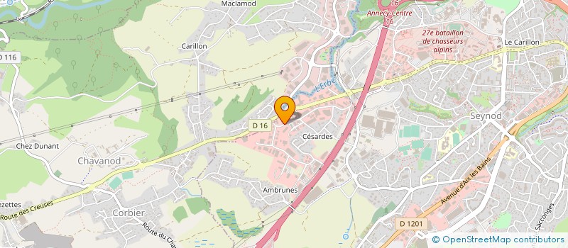 localisation de l'entreprise NEWLAB  ANNECY