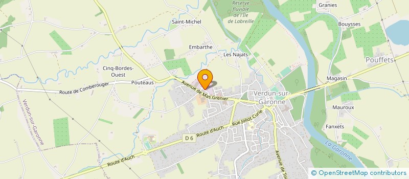 localisation de l'entreprise NEWLAND  VERDUN-SUR-GARONNE