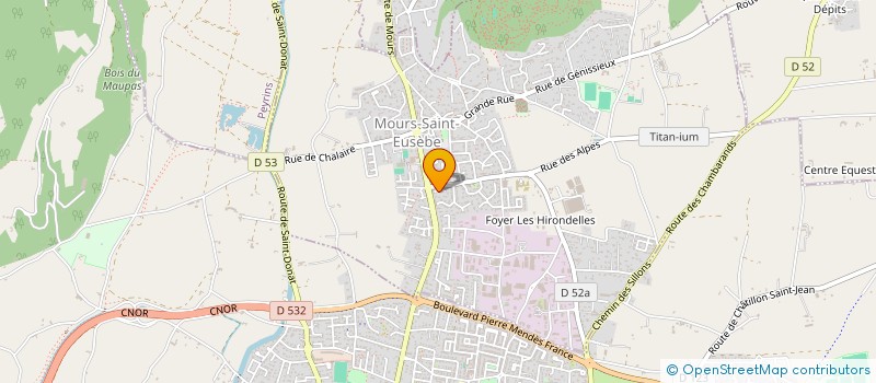 localisation de l'entreprise NEWLANDS ET ASSOCIES  MOURS-SAINT-EUSEBE