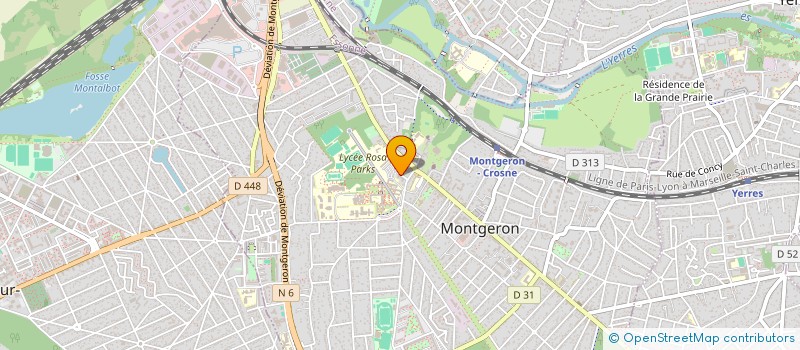 localisation de l'entreprise NEWLIFE à MONTGERON