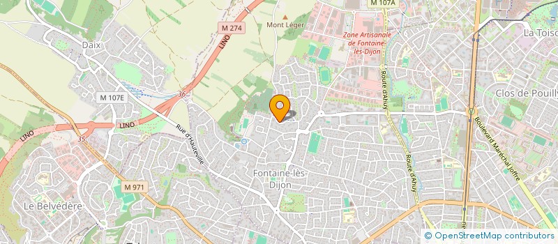 localisation de l'entreprise NEWLIFE  FONTAINE-LES-DIJON