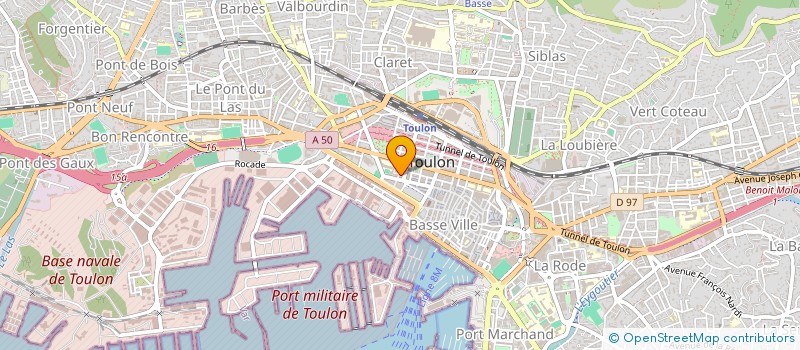 localisation de l'entreprise NEWLIFE CORPORATE à TOULON