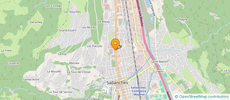localisation de l'entreprise NEWLY SAS  SALLANCHES