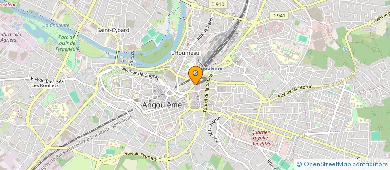 localisation de l'entreprise NEWMAC.COM. à ANGOULEME