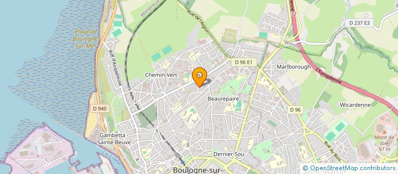 localisation de l'entreprise NEWMAN  BOULOGNE-SUR-MER