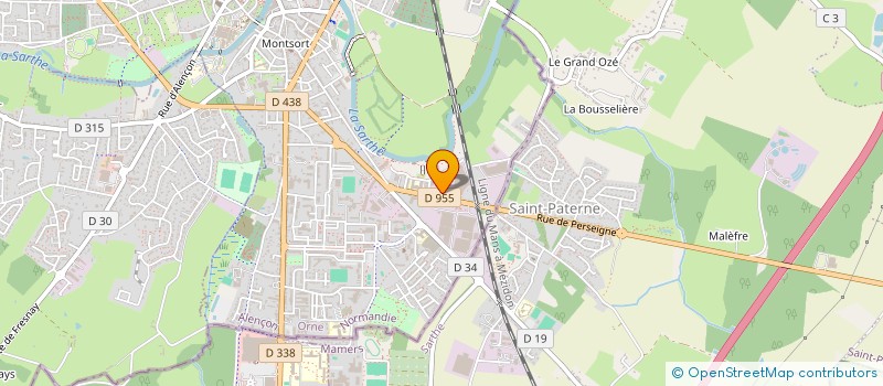 localisation de l'entreprise NEWMATEC à ALENCON
