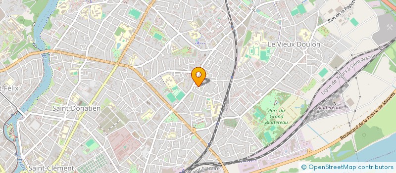 localisation de l'entreprise NEWMED à NANTES