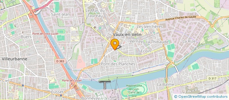 localisation de l'entreprise NEWMOD  VAULX-EN-VELIN