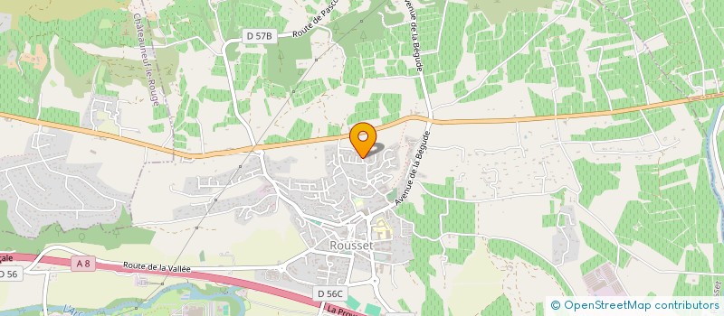 localisation de l'entreprise NEWNAME  ROUSSET