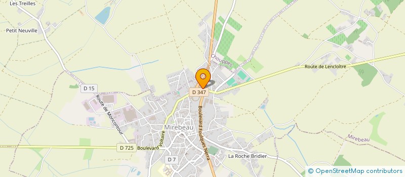 localisation de l'entreprise NEWOFF NOUVEL ORCHESTRE DE FLUTES FRANCAIS  MIREBEAU