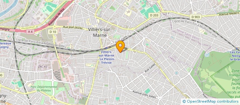 localisation de l'entreprise NEWOME 4101  VILLIERS-SUR-MARNE