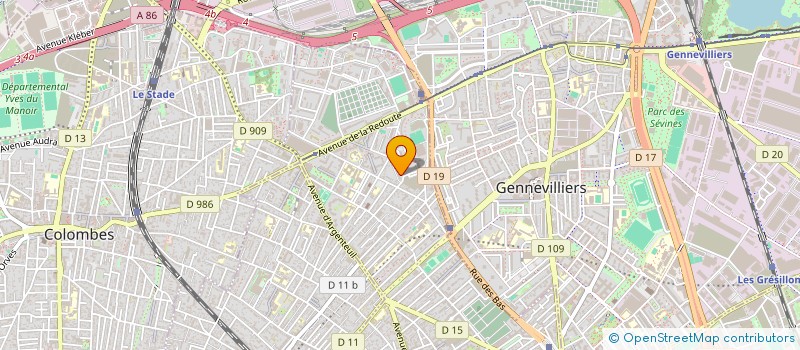 localisation de l'entreprise NEWORLD SERVICES  ASNIERES-SUR-SEINE