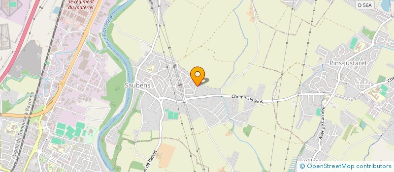 localisation de l'entreprise NEWPACK à SAUBENS