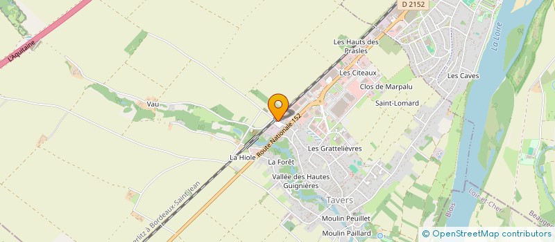 localisation de l'entreprise NEWPEL HOLDING à TAVERS