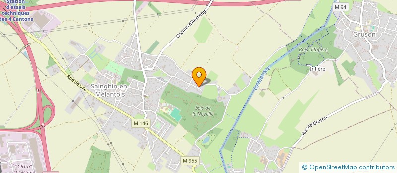 localisation de l'entreprise NEWPLY  SAINGHIN-EN-MELANTOIS