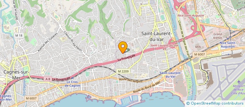 localisation de l'entreprise NEWPORT 66 à SAINT-LAURENT-DU-VAR