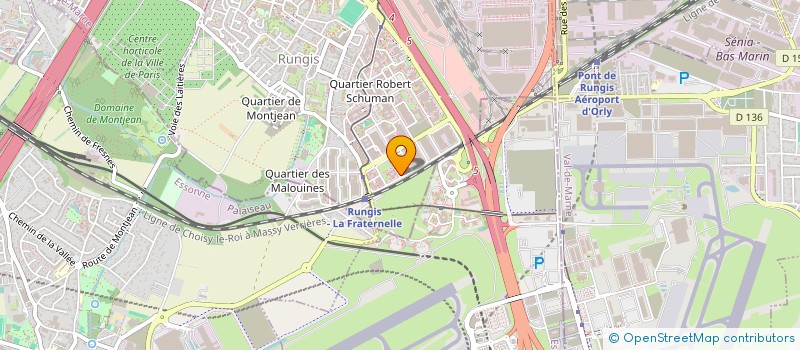 localisation de l'entreprise NEWREST TRAVEL RETAIL SOLUTIONS FRANCE à RUNGIS