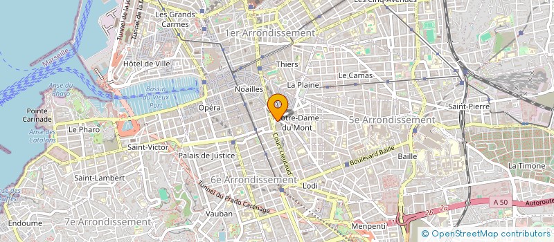 localisation de l'entreprise NEWS AND COFFEE FRANCE à MARSEILLE