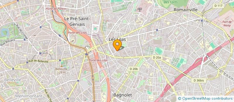 localisation de l'entreprise NEWS CAR à LES LILAS