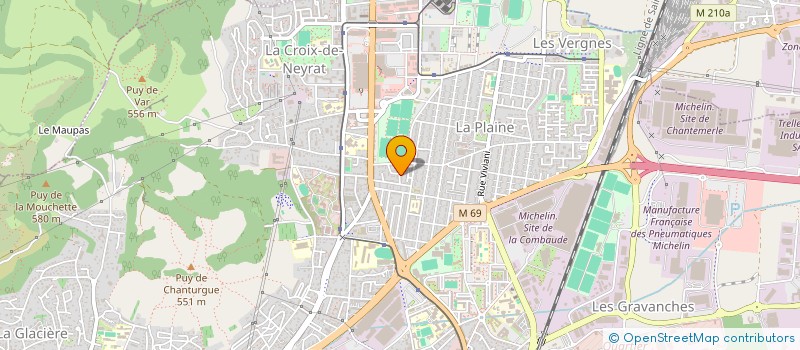 localisation de l'entreprise NEWS CONSTRUCTION  CLERMONT-FERRAND