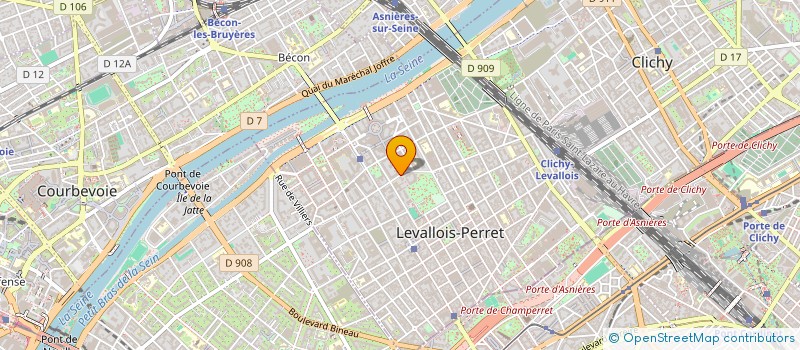 localisation de l'entreprise NEWS RSE à LEVALLOIS-PERRET