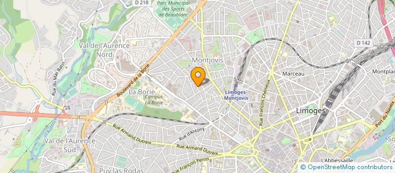 localisation de l'entreprise NEWSELEC à LIMOGES