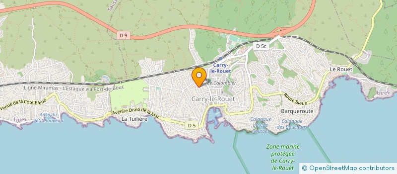 localisation de l'entreprise NEWSKIN à CARRY-LE-ROUET