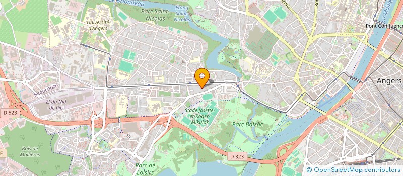 localisation de l'entreprise NEWSPOT à ANGERS
