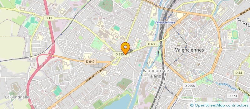 localisation de l'entreprise NEWSTEEL FITNESS  VALENCIENNES