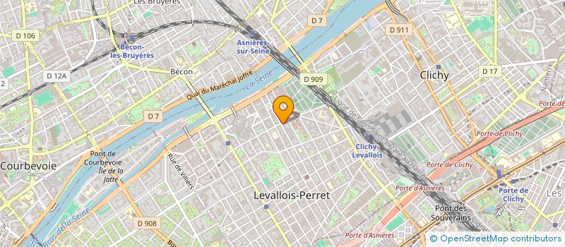 localisation de l'entreprise NEWSTHETIC à LEVALLOIS-PERRET