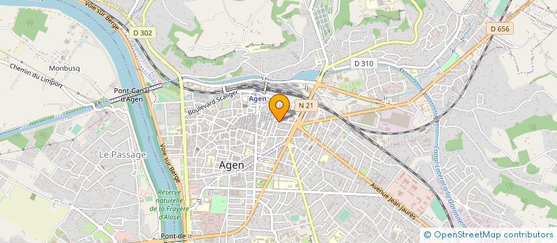 localisation de l'entreprise NEWSTOCK  AGEN