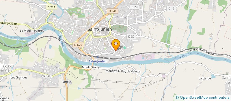 localisation de l'entreprise NEWTEB'S  SAINT-JUNIEN