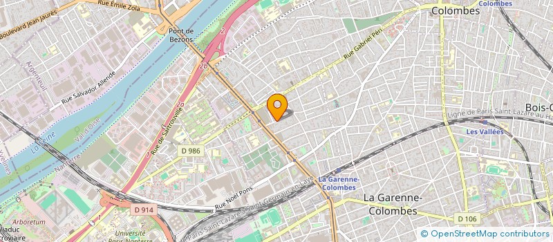 localisation de l'entreprise NEWTEC  COLOMBES