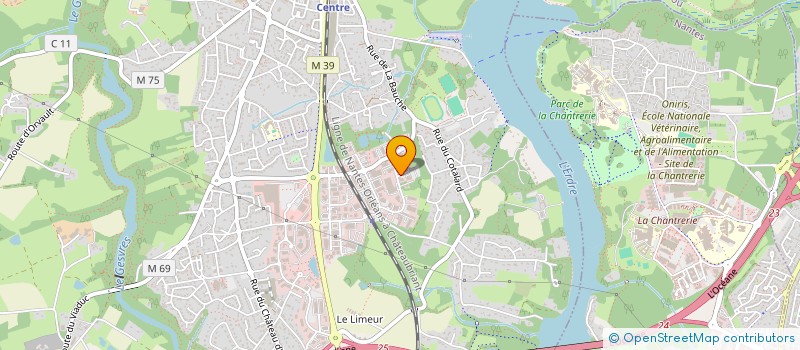 localisation de l'entreprise NEWTEC à LA CHAPELLE-SUR-ERDRE