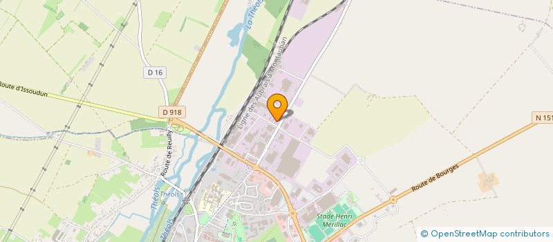 localisation de l'entreprise NEWTECH ENERGY à ISSOUDUN