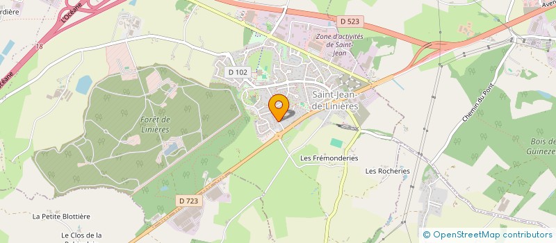 localisation de l'entreprise NEWTECH PARTNER à SAINT-LEGER-DE-LINIERES