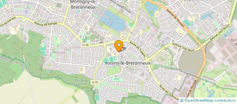 localisation de l'entreprise NEWTEEM  VOISINS-LE-BRETONNEUX