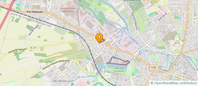 localisation de l'entreprise NEWTEL à AMIENS