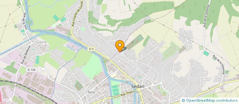 localisation de l'entreprise NEWTEL à SEDAN