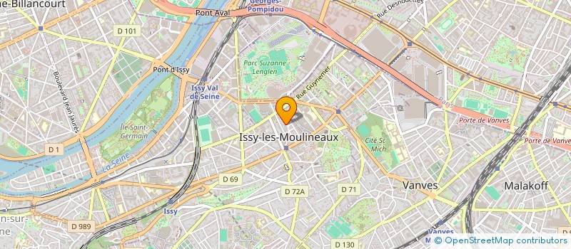 localisation de l'entreprise NEWTEL-DEVELOPPEMENT à ISSY-LES-MOULINEAUX