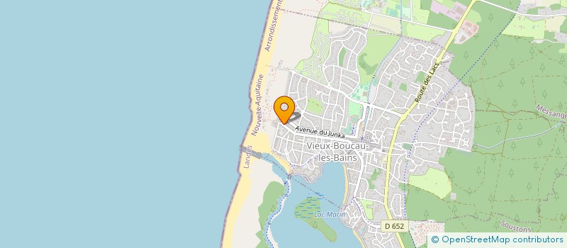 localisation de l'entreprise NEWTIS  VIEUX-BOUCAU-LES-BAINS