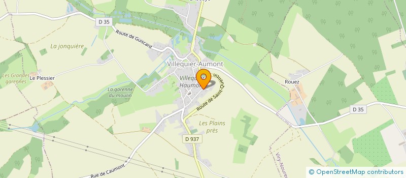 localisation de l'entreprise NEWTON à VILLEQUIER-AUMONT