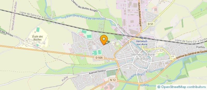 localisation de l'entreprise NEWTON  VERNEUIL D'AVRE ET D'ITON