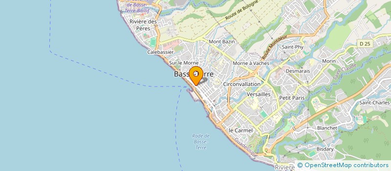 localisation de l'entreprise NEWTON 97.1 à BASSE-TERRE