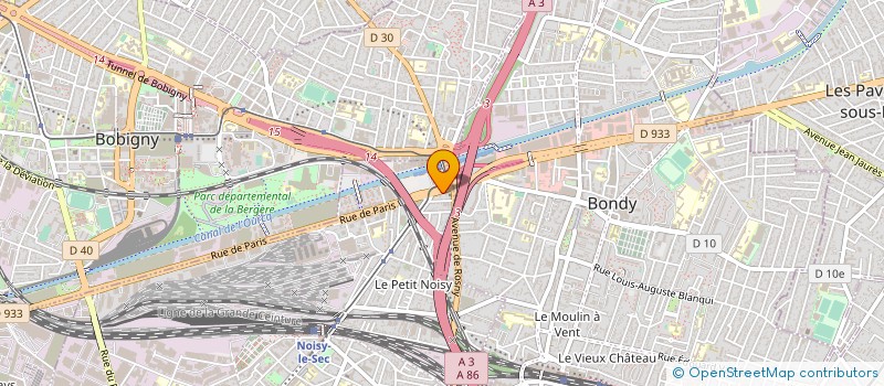 localisation de l'entreprise NEWTON COMPUTER à NOISY-LE-SEC