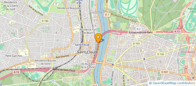 localisation de l'entreprise NEWTON FINANCE à SAINT CLOUD