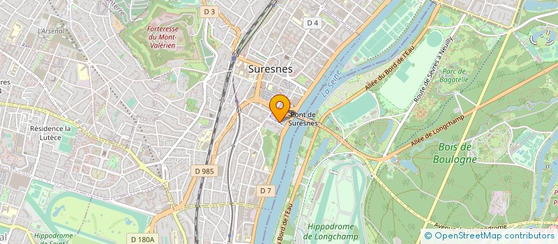 localisation de l'entreprise NEWTON HOLDING à SURESNES