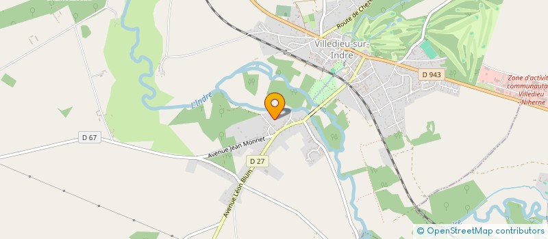 localisation de l'entreprise NEWTON INVESTISSEMENTS à VILLEDIEU-SUR-INDRE