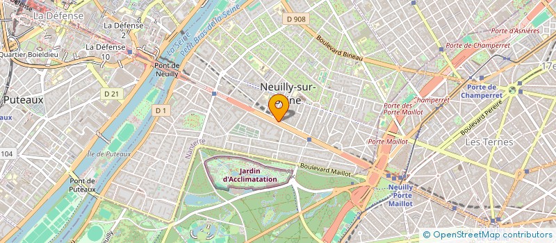 localisation de l'entreprise NEWTON REAL ESTATE à NEUILLY-SUR-SEINE