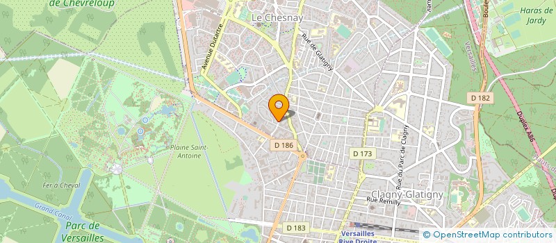 localisation de l'entreprise NEWTONE AVOCATS  LE CHESNAY-ROCQUENCOURT